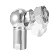 CS8, Rod End Bearing with Stud, M5X0.8mm Carbon Steel Right Hand 4Pcs, Joint Bearing