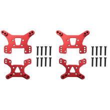 2X 144001 Part Front and Rear Shock Tower Board Set Replacement Accessories Parts for 144001 1/14 4WD RC Car,Red