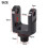 2X  New High Quality Long Lasting Practical Shock Widened Lower Motorcycle Rear Accessories Easy Installation 6