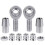 Heim Joints 2set Self-Lubricating Heim Joint Rod End Kit Right and Left Thread Suspension Steering Joints Steering 2