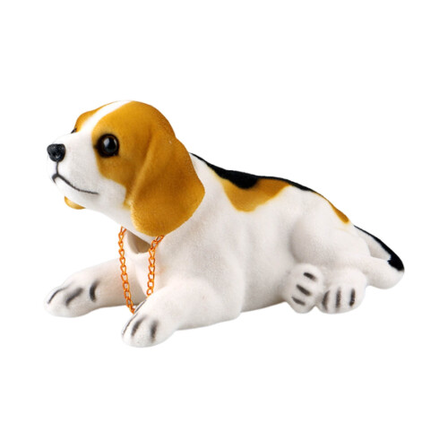 Bobblehead Dog Car Ornament Dashboard Decor 1 piece
