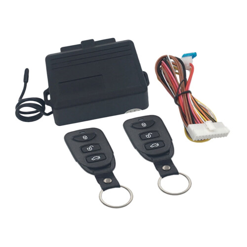 Universal 12V Car Door Lock Remote Kit Black
