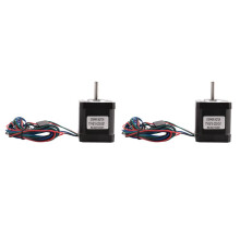2X Nema 17 Stepper Motor 48mm Nema17 Motor 42Bygh 2A 4-Lead (17Hs19-2004S1) Motor 1M Cable for 3D Printer Cnc Motor