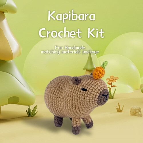 Beginner Crochet Kit for Animals with Guide and Tutorials