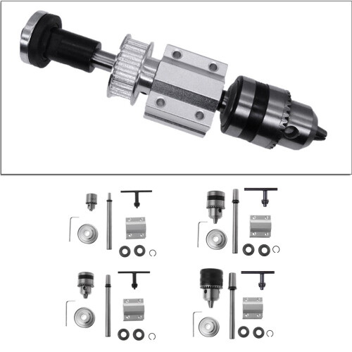 Electric Drill Spindle Assembly for Woodworking Small Lathe 1