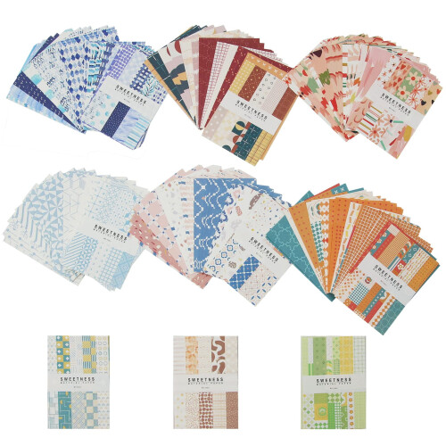 Vintage Scrapbook Paper Set Aesthetic Decorative 500 Sheets 2
