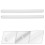 White Plastic Side-Mount Drawer Slides 4