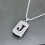 Retro Letter Pendant Necklace Adjustable Chain 1 PC 1