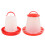 Plastic Automatic Chick Waterer and Feeder 1 Set 1