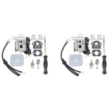 2X GaźNik PB250 do Echo PB250LN PB-250 ES250 Dmuchawa do LiśCi RB-K106 z Filtrem Powietrza NarzęDzie