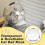 Cat Muzzle Helmet for Grooming Breathable Transparent 1
