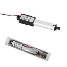 5X SiłOwnik Mikroliniowy, Skok 2 Cale, 90N/20.3Lb, PręDkość 9,5mm/S Elektryczny Wodoodporny Silnik SiłOwnika SiłOwnik Liniowy 12V