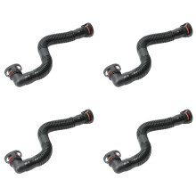4X for Cayenne 955 4.5L 2003-2006 Engine Crankcase Breather Hose 94810721702
