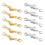 Magnetic Cylinder Clasps Set Gold Silver Finish 10 pcs 1