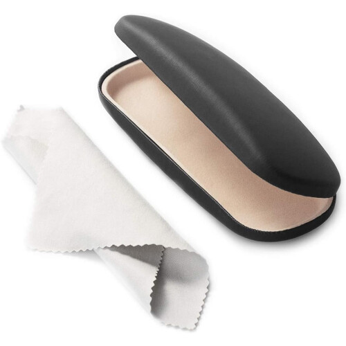 Hard Shell Eyeglasses Case with Soft Lining 1 Pack