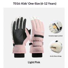 Kids Ski Gloves Thermal Waterproof Cold Weather Outdoor Use