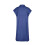 Women's Solid Denim-Style Mini Dress with Chest Pockets 5