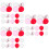 Romantic Theme Latex Balloons 120 pcs 8