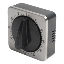Magnetic Stainless Steel Kitchen Timer Mechanical Desk Timer