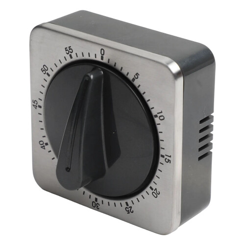 Magnetic Stainless Steel Kitchen Timer Mechanical Desk Timer