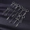 Punk Cross Hoop Earrings Set 12 Pieces 3