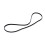 Rubber turntable belt for phonograph player 54 cm 1