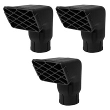 3X 3 Inch Elbow Wading Air Intake Air Ram Snorkel Top Snorkel Fit for Landcruiser Vdj70 Series