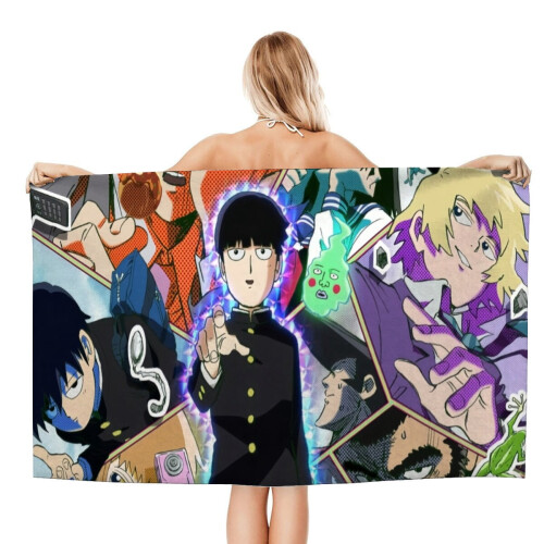 Mob Psycho Beach Towel for Women - Fan Gift
