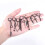 Punk Cross Hoop Earrings Set 12 Pieces 5