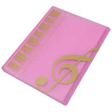 A4 Music Binder with 80 Pages for Sheet Music Storage