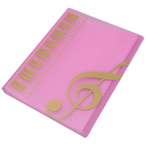 A4 Music Binder with 80 Pages for Sheet Music Storage