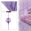 DODOING Sparkling String Curtains Silver 2 pcs 100x200 cm 1