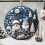 White and Blue Acrylic Christmas Ornaments Snowman Tree 4