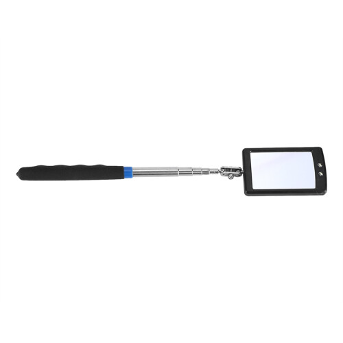 LED Lighted Telescoping Inspection Mirror with 360 Swivel 1