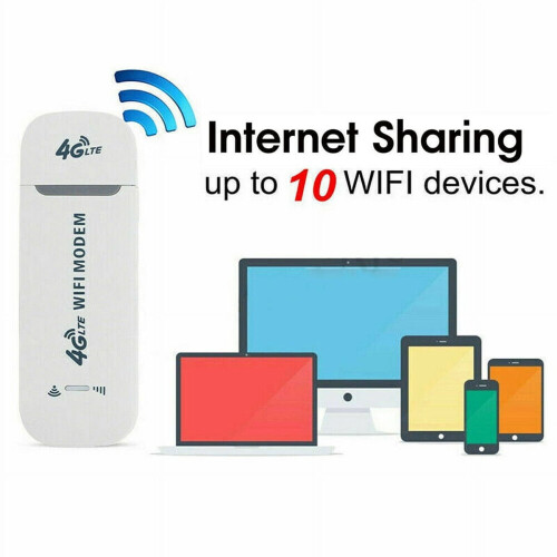 Unlocked 4G LTE WiFi USB Dongle 150Mbps Modem
