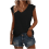 Women's V-Neck Cap Sleeve Tank Tops 3-Pack 5
