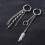 Punk Cross Hoop Earrings Set 6 Pieces 2