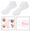Soft Silicone Socks for Cracked Feet White L 7