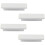 Gamvdout Drawer Knobs Wooden Yellow Trapezoid 4 pcs 64 mm 1