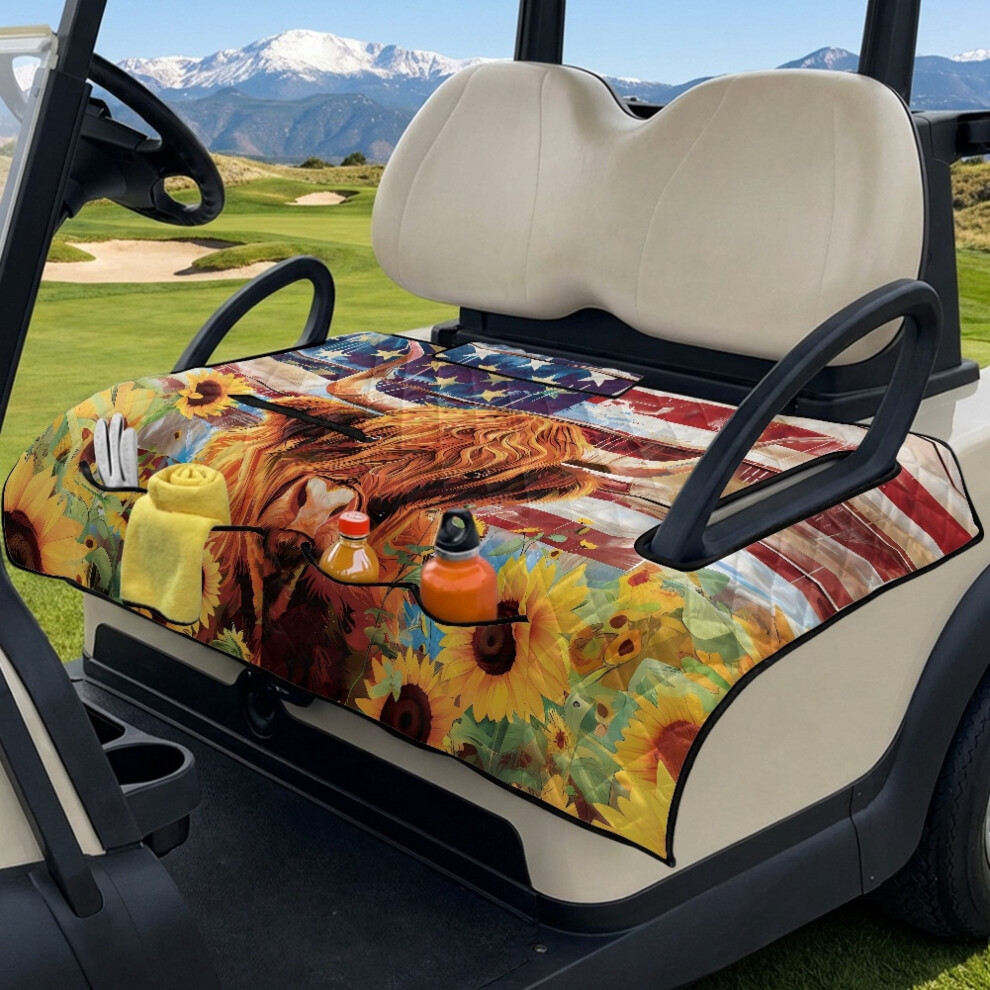 Golf Cart Seat Covers With Pockets For Ezgo Club Car Yamaha 9043876583414