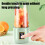 Wireless Juice Extractor Cup 12-Blade Rechargeable 4