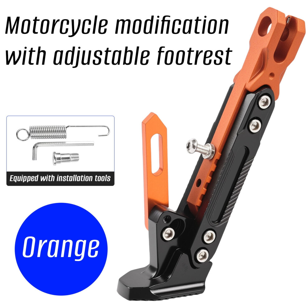 Cnc Aluminum Motorcycle Kickstand Adjustable Height 9043876588990
