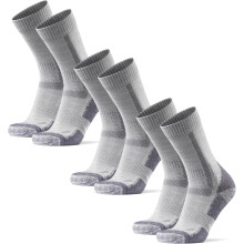 PUMIER Merino Wool Hiking Socks Cushioned Breathable 3 Pairs