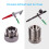 Airbrush Adapter Kit Multi-Size Fitting Connector Set 9 2