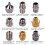 Airbrush Adapter Kit Multi-Size Fitting Connector Set 9 5