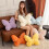 Butterfly Throw Pillow Purple 46x38 cm 4