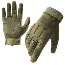 Hard Knuckle Gloves for Men and Women Green L