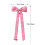Velvet Christmas Bows Red Holiday Decor 6 Pack 8