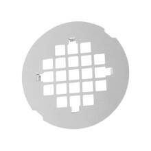 Round Steel Shower Drain Cover 108mm Rust Resistant