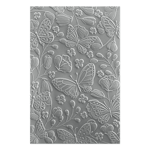 Butterfly 3D Embossing Folder Plastic 1 Piece